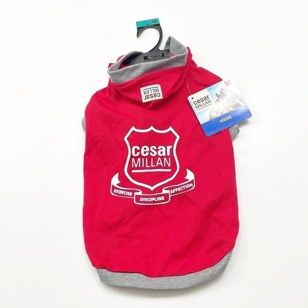 NEW Cesar Millan Red Dog Hoodie